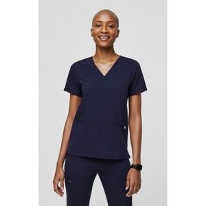 FIGS Casma Three-Pocket Scrub Top S‎ Navy PO #1759